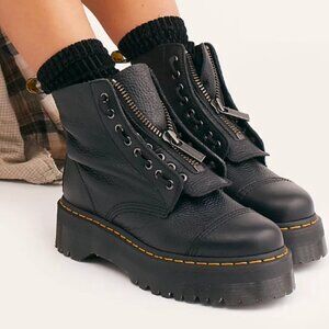 Doc Martens Sinclaire Leather Platform Boots